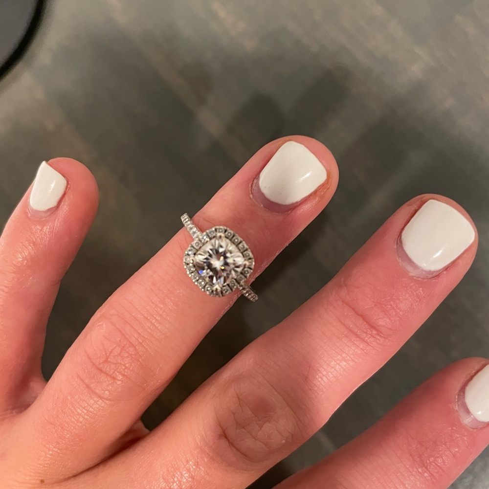 Moissanite Engagement Ring Size 7